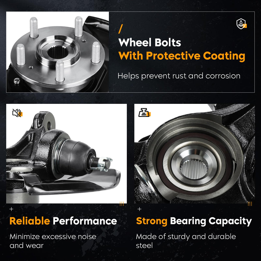 Youxmoto wheel bearing hub assembly close-up showing durable design