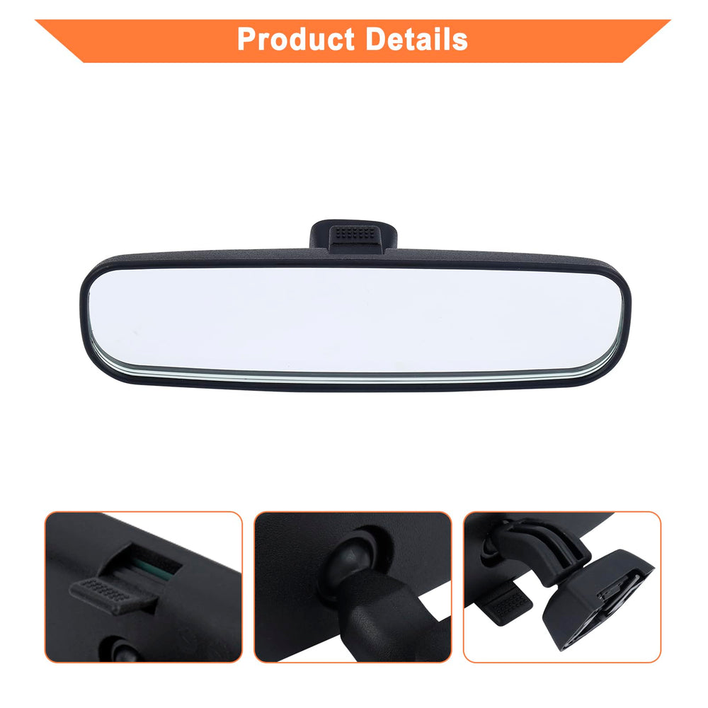 Backside attachment of YOUYIEN mirror showing secure mounting points.