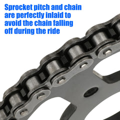 YOXUFA 40-tooth 420 sprocket compatible with Massimo MB200 models.