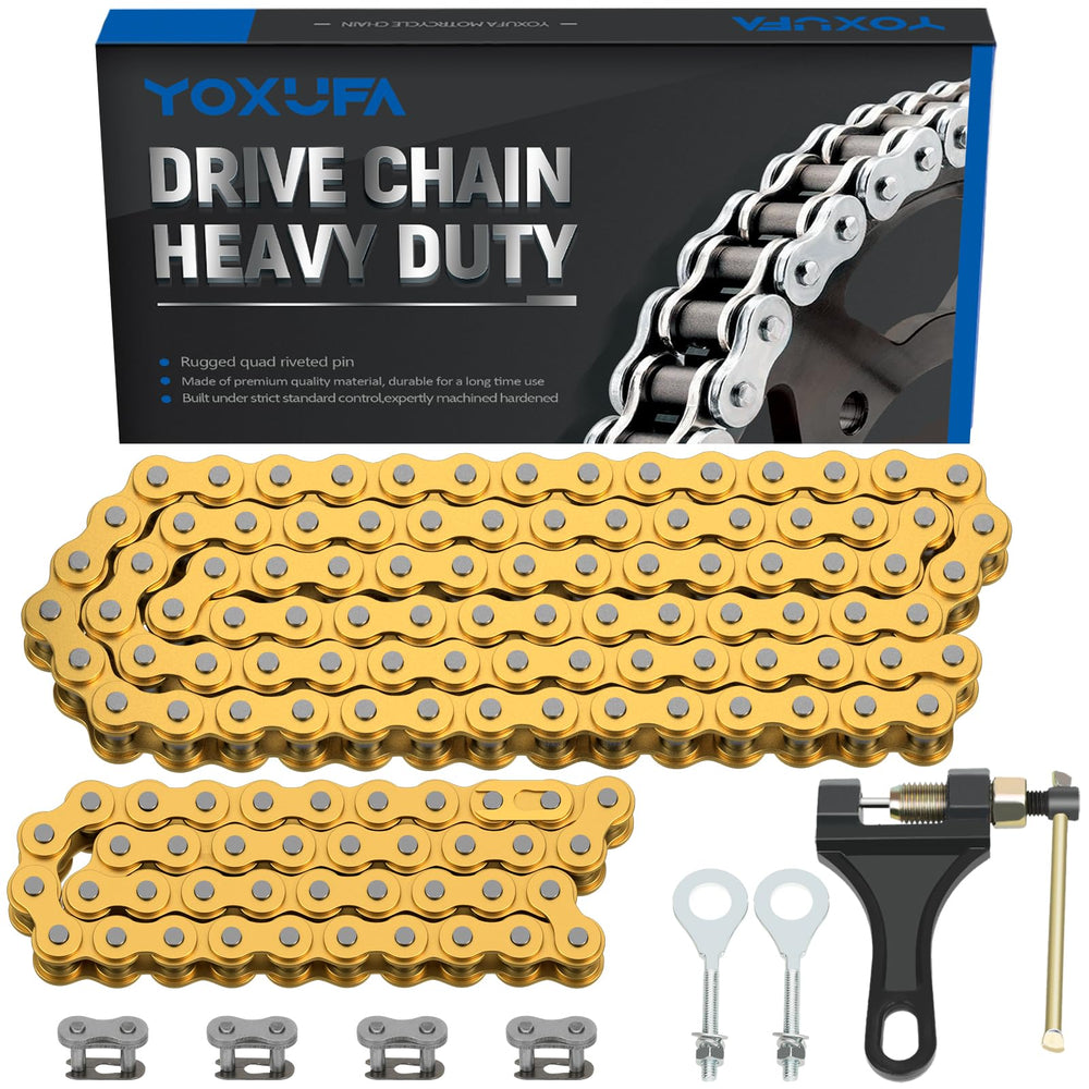 YOXUFA 420 chain front jackshaft 42 links for precise fit on compatible mini bikes.