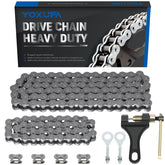 YOXUFA 42-link drive chain for CT200U mini bike, enhanced durability and smooth power transfer