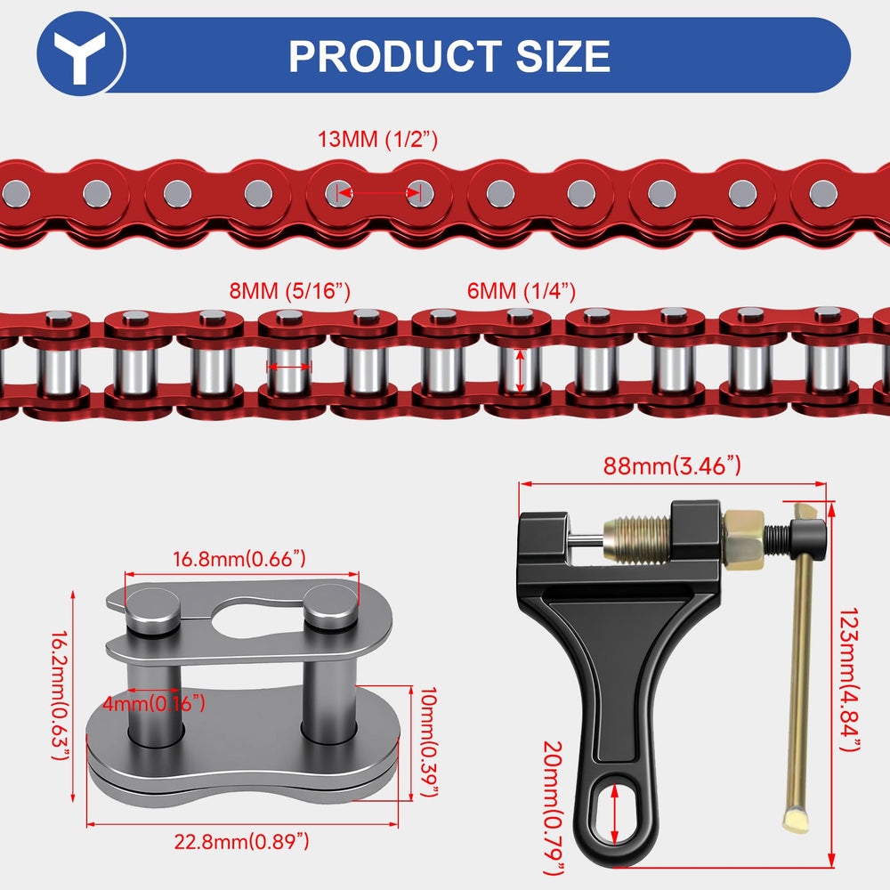 YOXUFA thimble shown in the chain kit