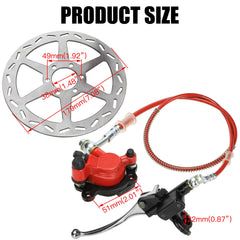 YOXUFA brake kit includes rotor and tensioner, ready to install.