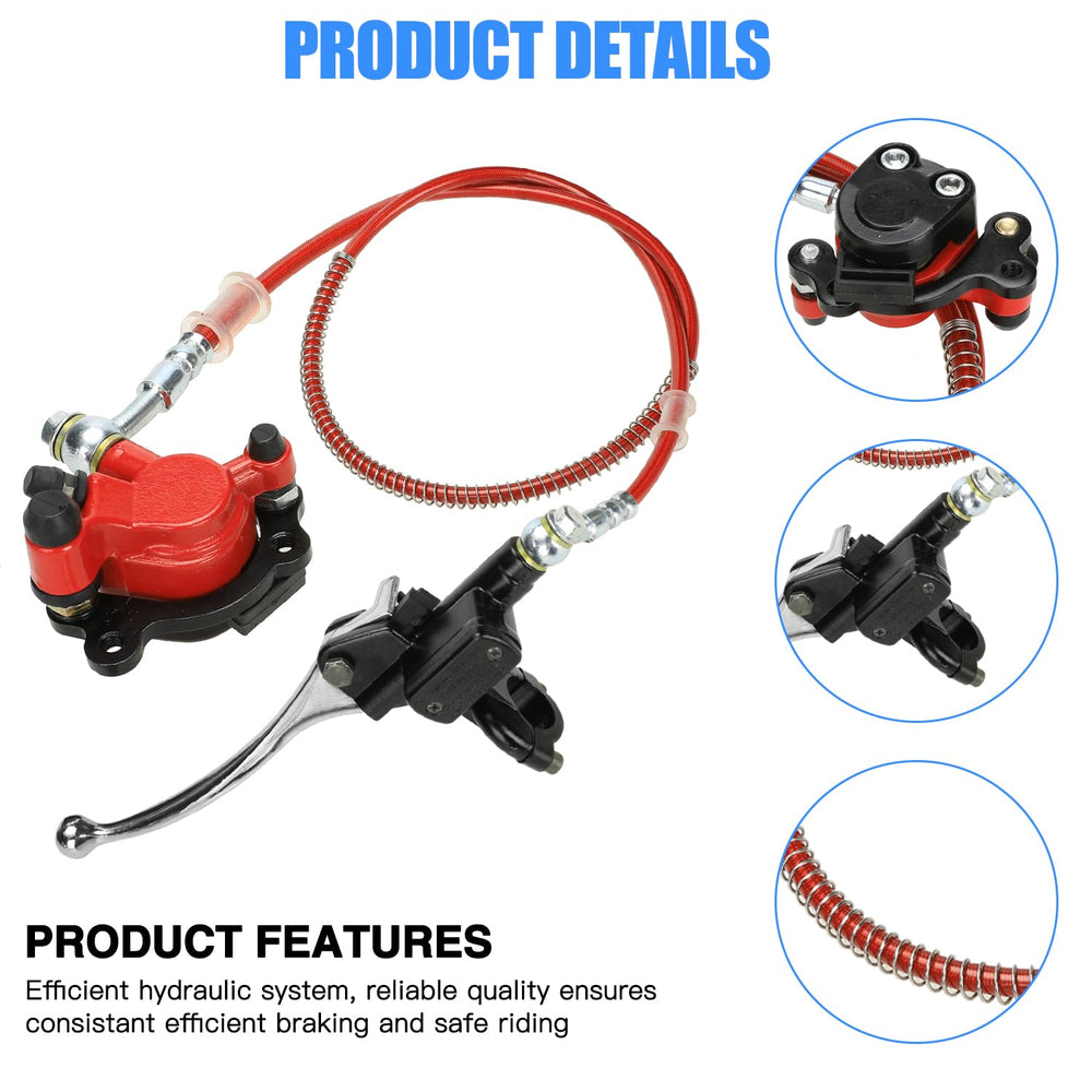 YOXUFA included brake pads provide ready replacement options.