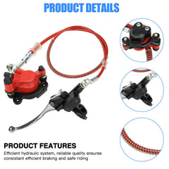 YOXUFA included brake pads provide ready replacement options.