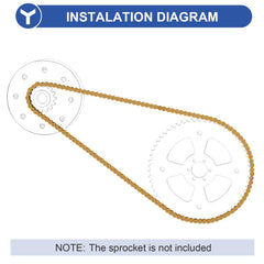 YOXUFA dirt bike and ATV assembly close-up highlighting smooth operation