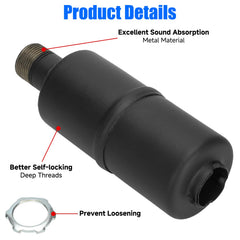 YOXUFA gaskets and screws included for secure muffler attachment