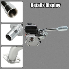YOXUFA exhaust hardware pack includes screws, ties, and a wrench for quick install.