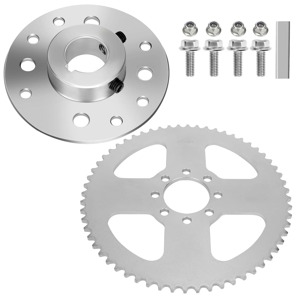 YOXUFA Go Kart Sprocket Hub with 1-inch bore for sturdy axles.
