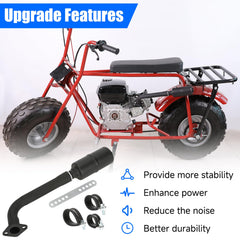 YOXUFA installation kit includes wrench and clamps for easy setup