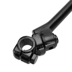 YOXUFA black finish kickstarter lever close-up highlighting durable build