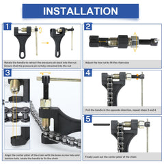 YOXUFA master links pack for easy chain assembly