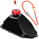 YOXUFA gas tank cap close-up showing durable sealing for ATV fuel systems