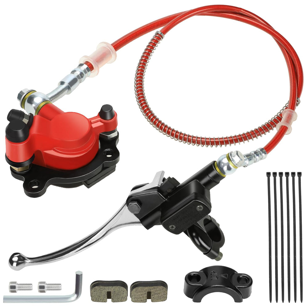 YOXUFA mini bike hydraulic brake kit ready for Baja DB30 installation.