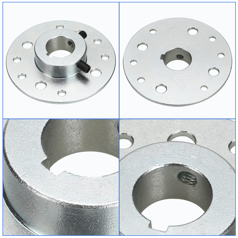 YOXUFA packaging includes hub, 48T sprocket, key, screws and nuts.