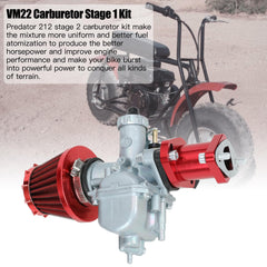YOXUFA Predator 212 Stage 2 throttle grips provide secure handling
