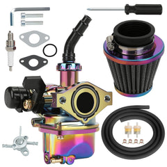 YOXUFA PZ19 carburetor front view, compact 19mm body for 110–125cc engines