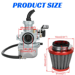 YOXUFA PZ22 throttle cable assembly delivers smooth throttle response.