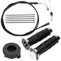 YOXUFA throttle housing and 78 inch cable for 22 mm handlebars; smooth throttle control