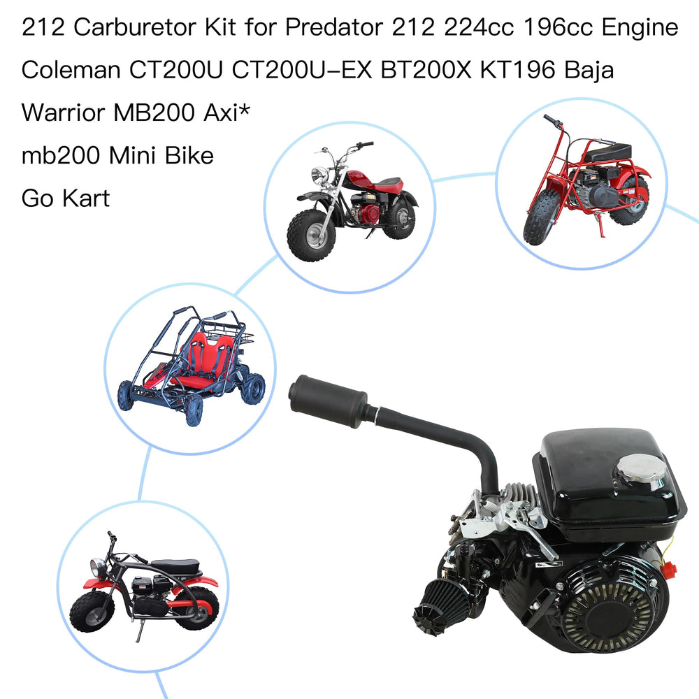 YOXUFA VM22 muffler reduces noise while preserving power for riding comfort