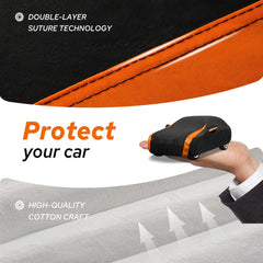 YoYolaur Camry cover interior with soft cotton lining protecting the paint