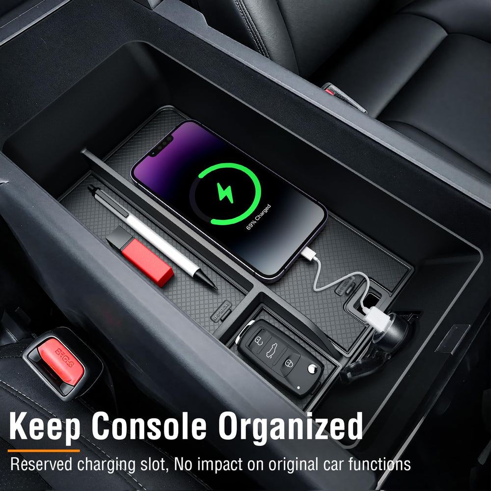 YPHUIKI silicone anti-slip mat for Camry prevents sliding during drives.