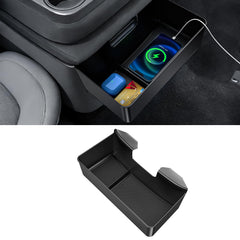 YPHUIKI center console organizer installed in Silverado/Sierra 1500 for quick-access storage