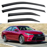 YQAUTEC Camry window visor front left shields rain while allowing fresh air