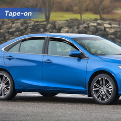 YQAUTEC Camry window visor rear right improves airflow and shade
