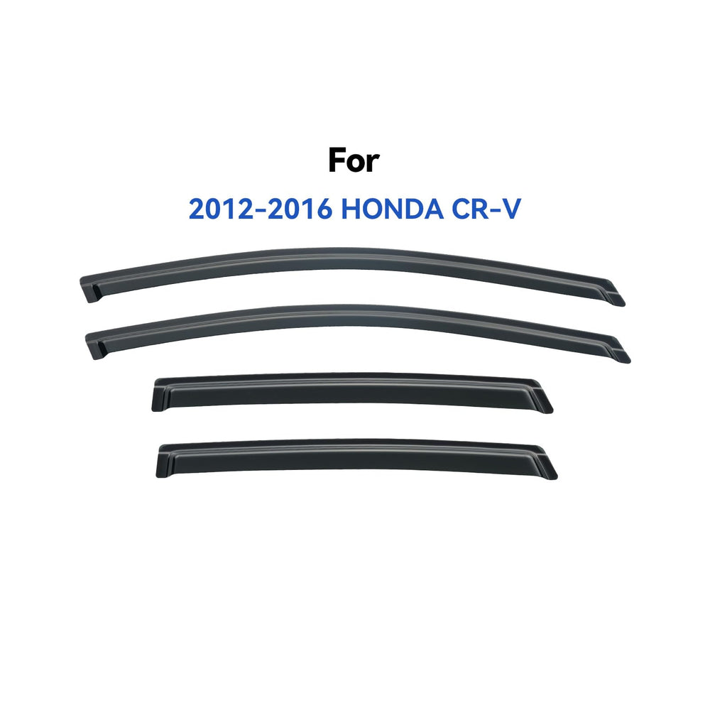 YQAUTEC CR-V rain guard on side window deflects rain while driving for clear visibility