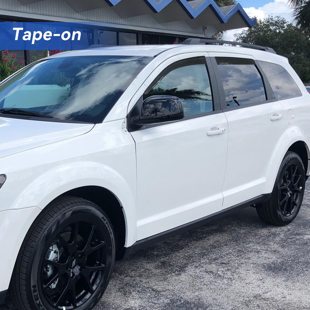 YQAUTEC easy adhesive application supports quick, secure mounting on the Dodge Journey.