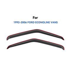 YQAUTEC rain guards with strong 3M tape ensure secure fit.