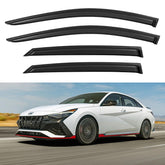 YQAUTEC Elantra front-left window visor for rain protection and fresh air
