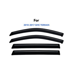 YQAUTEC window visor front-right for GMC Terrain; maintains fresh air flow and rain protection