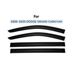 YQAUTEC rain guards for Town Country shield side windows from sun and rain