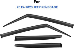 YQAUTEC Renegade side window visors enhance airflow while keeping rain out.