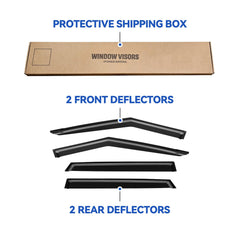 YQAUTEC Seltos visors with 3M tape for secure adhesion