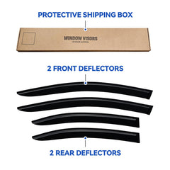 YQAUTEC WRX vent shades enable fresh air while blocking drizzle
