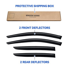 YQAUTEC warranty and support included with window visors.