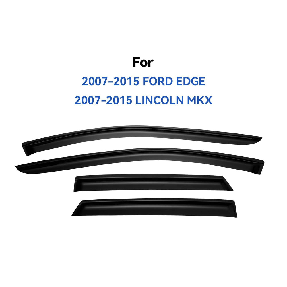 YQAUTEC Ford Edge front-right window visor for fresh air