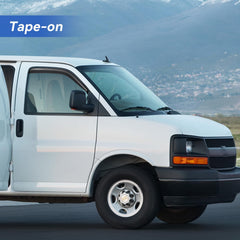 YQAUTEC exterior-mount installation shown, no drilling required for quick, secure fit.