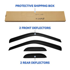 YQAUTEC window visors for Ford F-250 1999-2016 fit-check guide