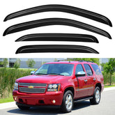YQAUTEC window visors front-left for Tahoe/Yukon improve airflow and deflect rain