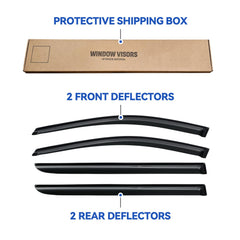 Test fit guidance for Odyssey window visors front and rear
