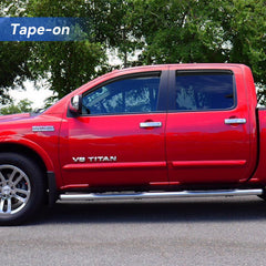 YQAUTEC rain guard rear-right outdoor mount—secure splash defense