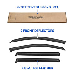 YQAUTEC Rav4 side visors simplify weatherproofing and shade the cabin