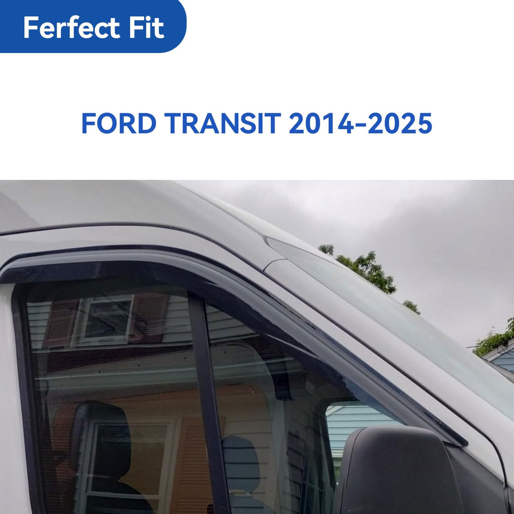 YQAUTEC Transit window visors vent shades for fresh air