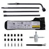 YQCSO spare tire removal tool kit 22mm wrench for Silverado—durable steel, ready for roadside tire changes.