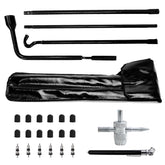 YQCSO spare tire removal tool kit for Toyota trucks enables quick roadside changes.