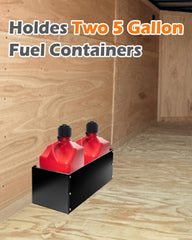YQDHYLYH rust-resistant powder coating protects the rack outdoors.
